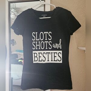 Slots shots and bestie shirt size xs woman amazon essentials shirt